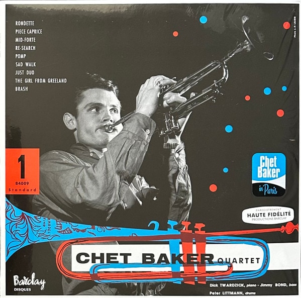 Chet Baker Quartet - Chet Baker Quartet vinyl album cover