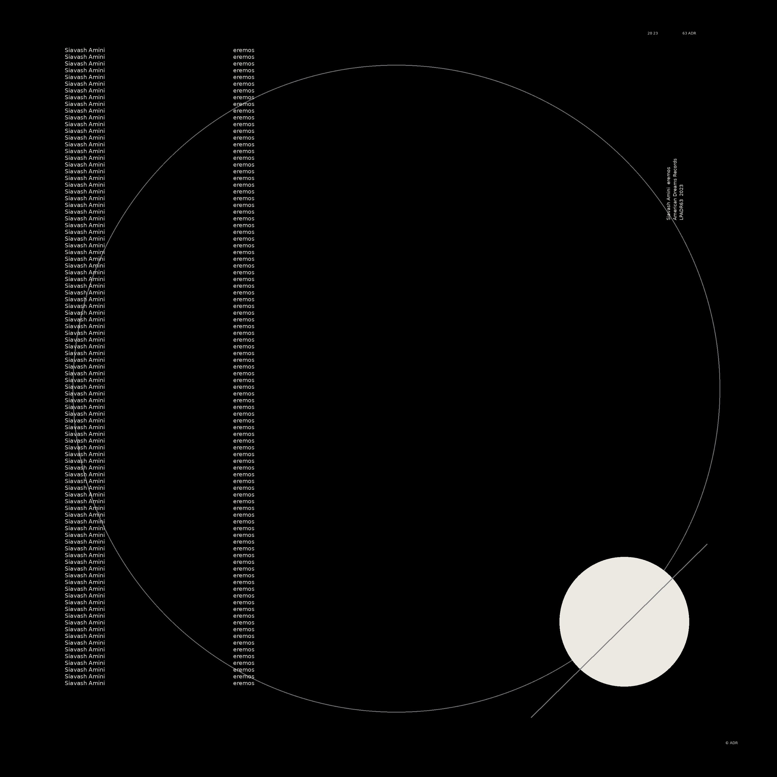 Siavash Amini - Eremos album cover