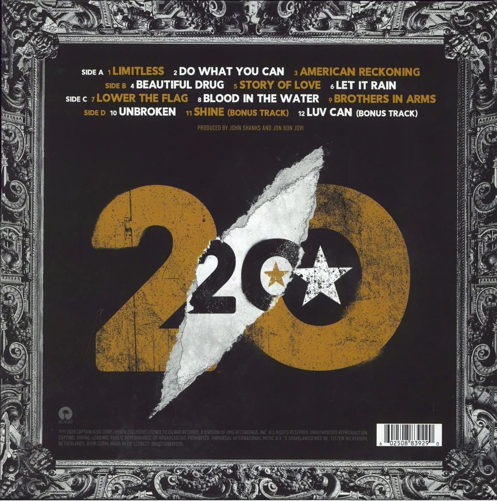 Bon Jovi - 2020 album cover