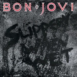 Bon Jovi - Slippery When Wet vinyl album cover