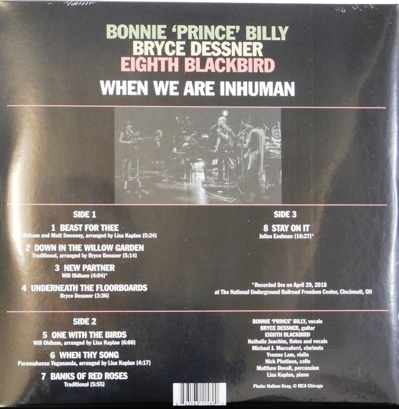 Bonnie "Prince" Billy, Bryce Dessner & Eighth Blackbird - When We Are Inhuman album cover