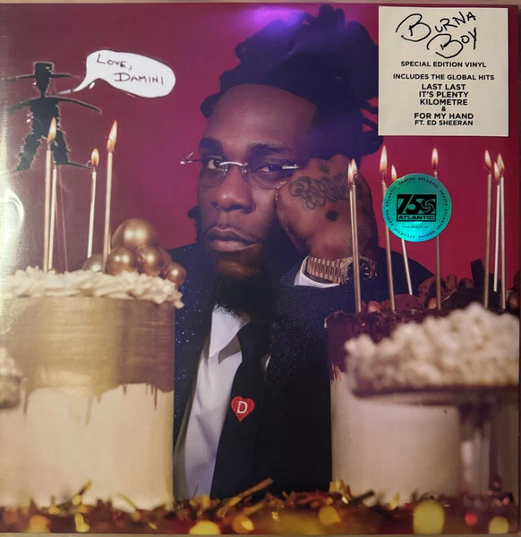 Burna Boy - Love, Damini album cover