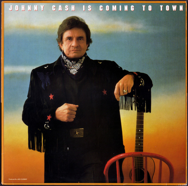 Johnny Cash - Johnny Cash Is Coming To Town album cover