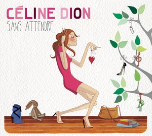 Celine Dion - Sans Attendre vinyl album cover