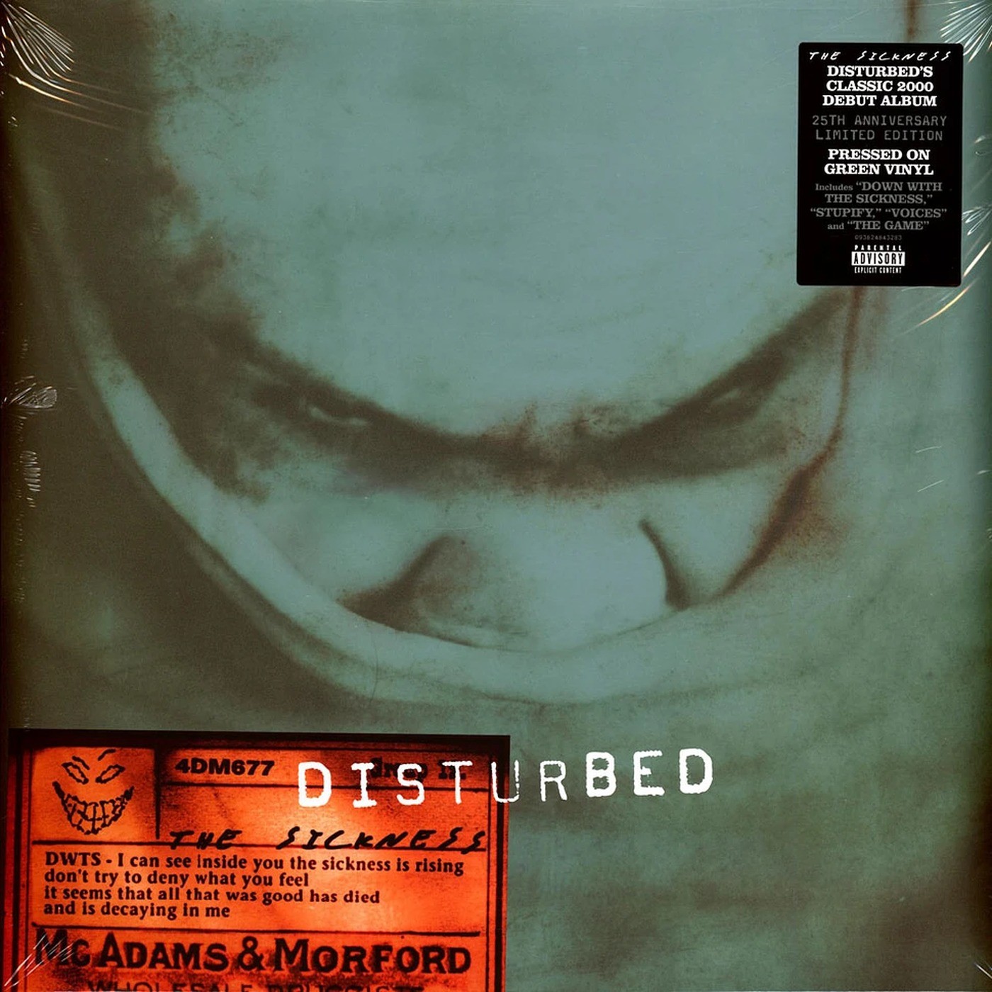 Disturbed - The Sickness album cover