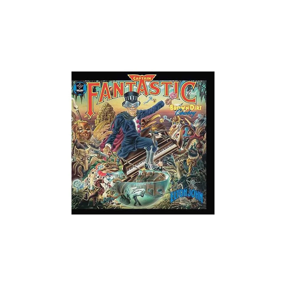 Elton John - Captain Fantastic and the Brown Dirt Cowboy album cover