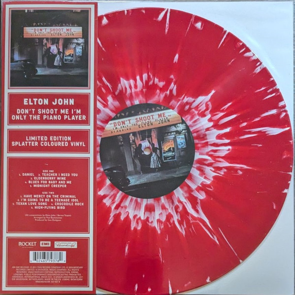 Elton John - Don't Shoot Me I'm Only the Piano Player album cover