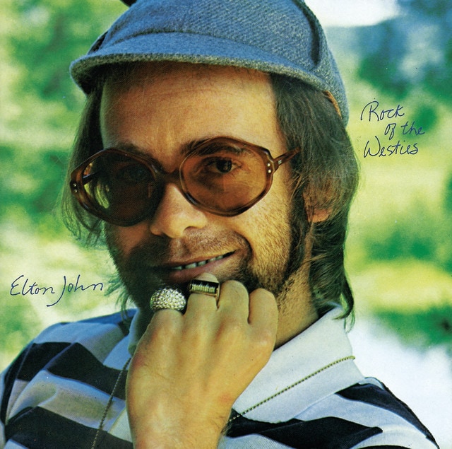 Elton John - Rock of the Westies vinyl album cover