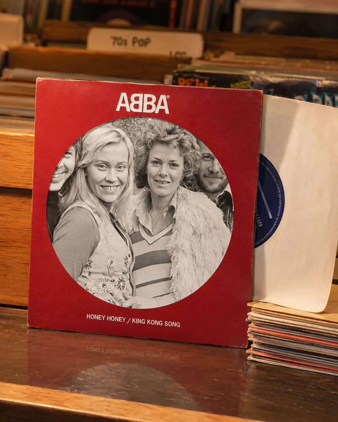 ABBA - Honey Honey (English) / King Kong Song album cover
