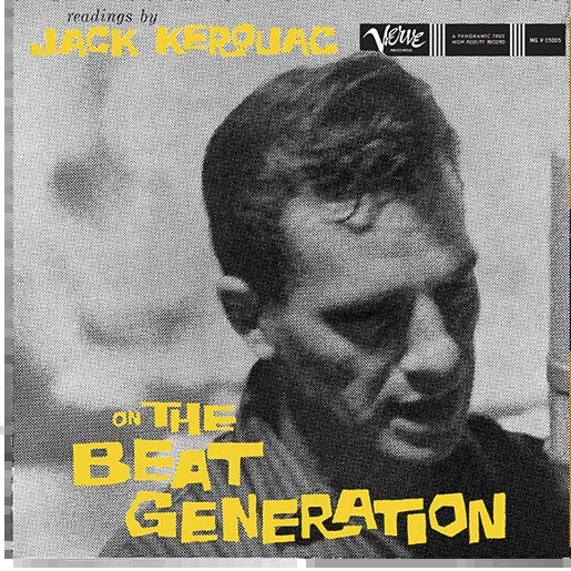 Jack Kerouac - Readings by Jack Kerouac on the Beat Generation album cover