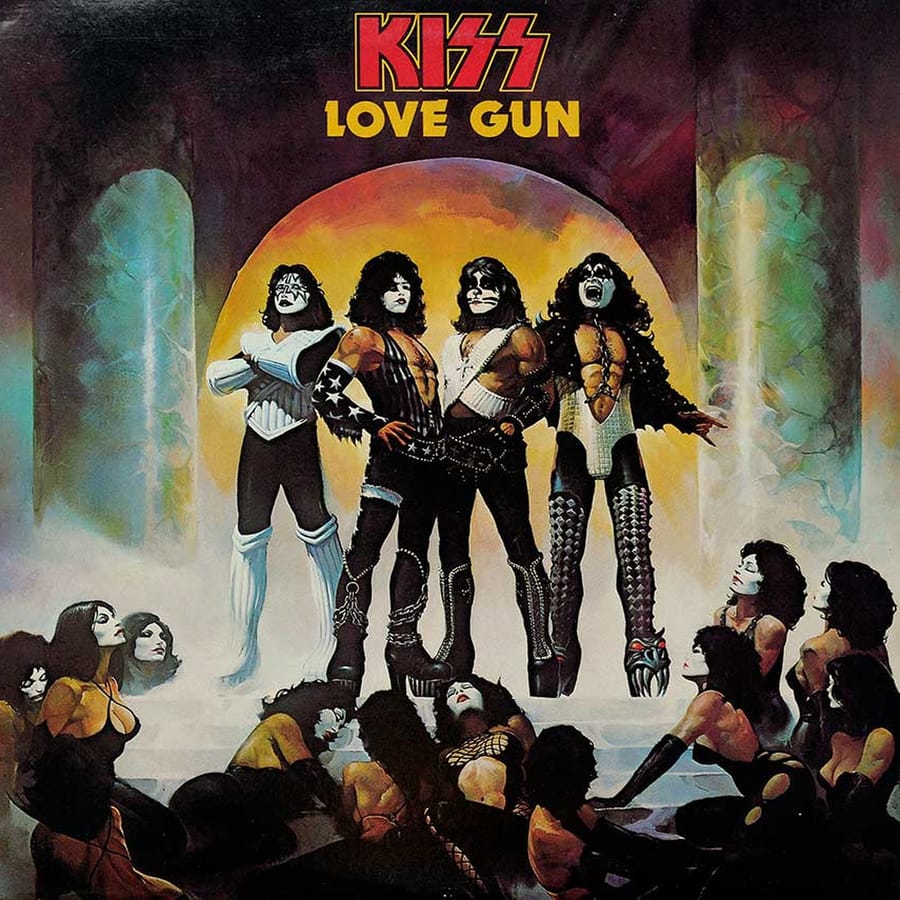 Kiss - Love Gun album cover