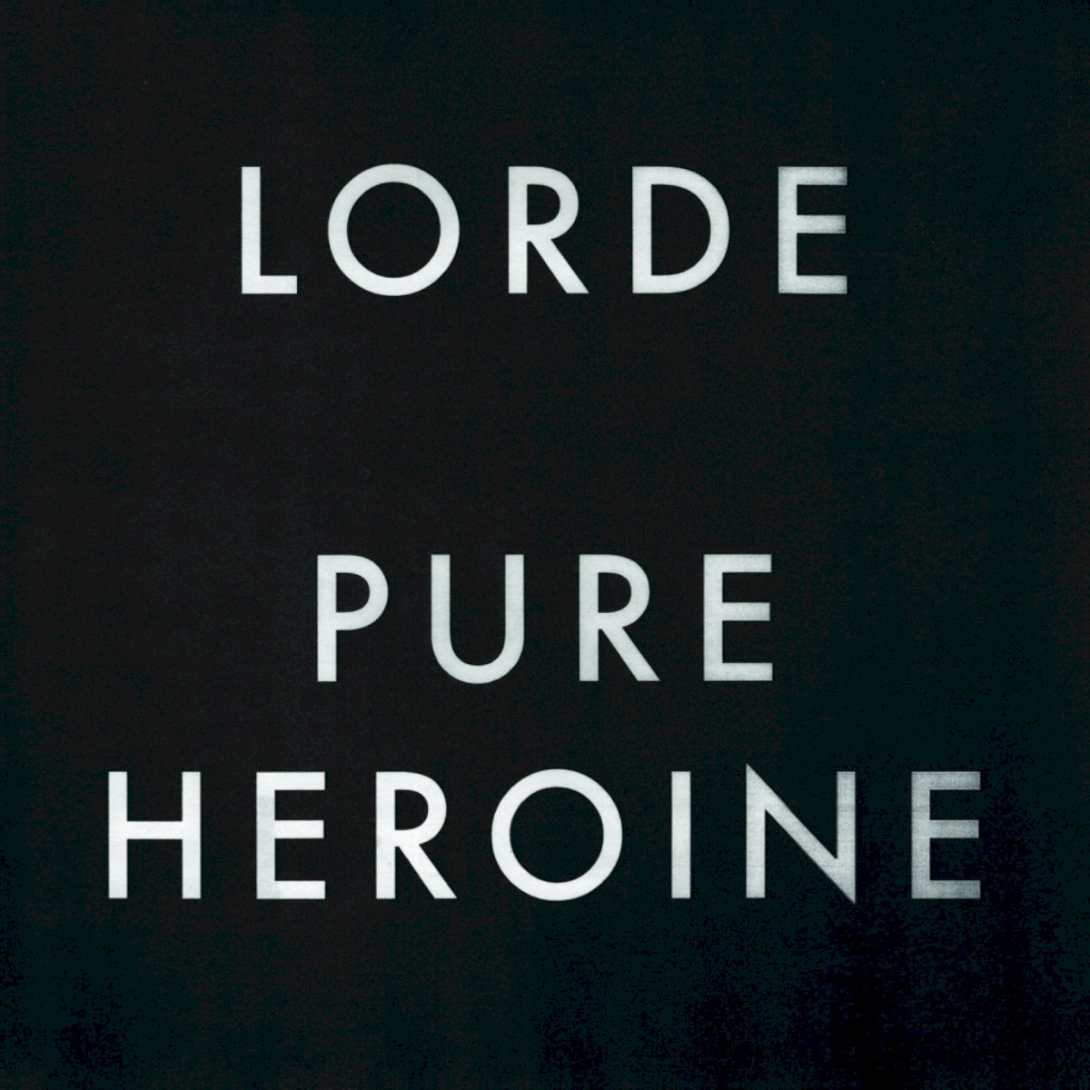 Lorde - Pure Heroine album cover