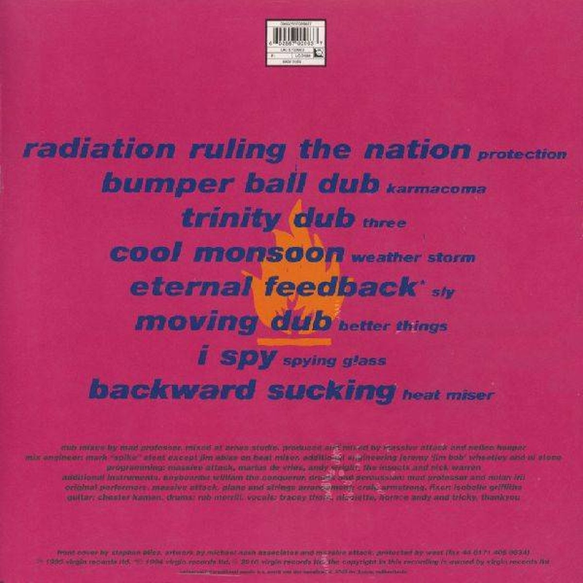 Massive Attack & Mad Professor - No Protection album cover