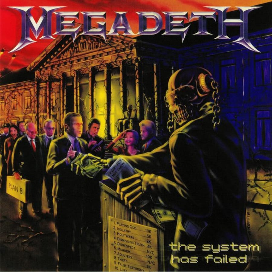 Megadeth - The System Has Failed album cover