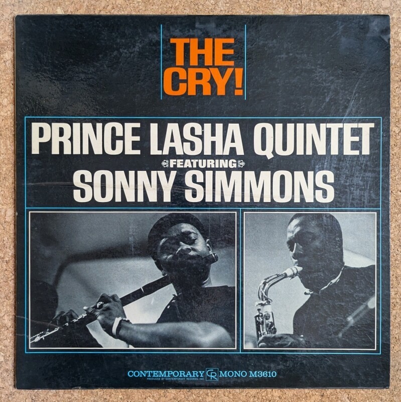 Prince Lasha Quintet - Cry! album cover