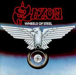 Saxon - Wheels of Steel album cover